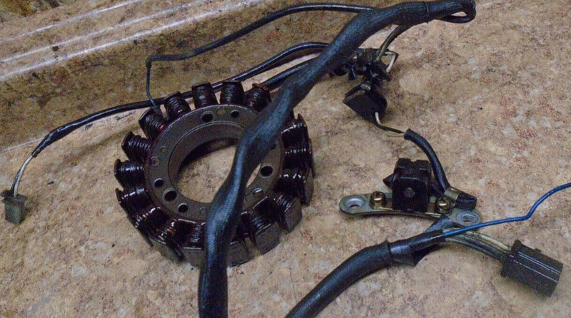 1992 Yamaha XV750 XV 750 Virago Engine Stator Generator Coil Magneto 1991 1993