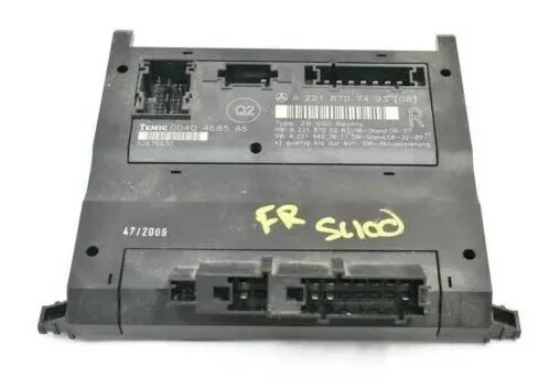 07-13 Mercedes W221 S550 S400 Front Right Side Under Seat Control Unit OEM
