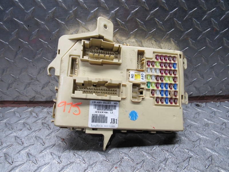 2013 HYUNDAI ELANTRA INTERIOR DASH FUSE JUNCTION RELAY BOX 91950-3X012