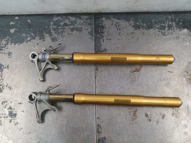 2013 Ducati 1199S Panigale OHLINS Front Forks -* #2212 K1