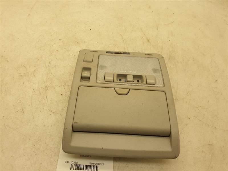 07-09 LEXUS RX350 GRAY FRONT OVERHEAD ROOF CONSOLE ASSEMBLY