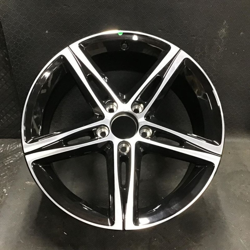 2019-2022 Mercedes A250 85725 Wheel 18x7.5 Rim Black Machined 17740107007X23