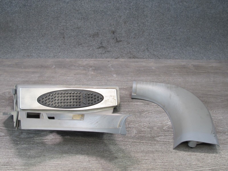 2001-2006 BMW E46 M3 S54 LEFT & RIGHT FOOT REST KICK DEAD PEDAL PANEL COVER SET