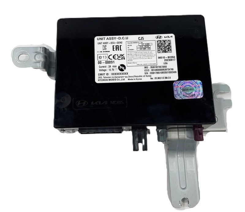 2024 Hyundai Kona Telematics Communication Module OEM 96510-BE050 784 Miles