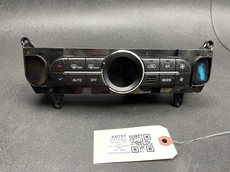A/C Heater Control 2017 Kia Soul 97250-B2DQ1-CA 2018 2019 X
