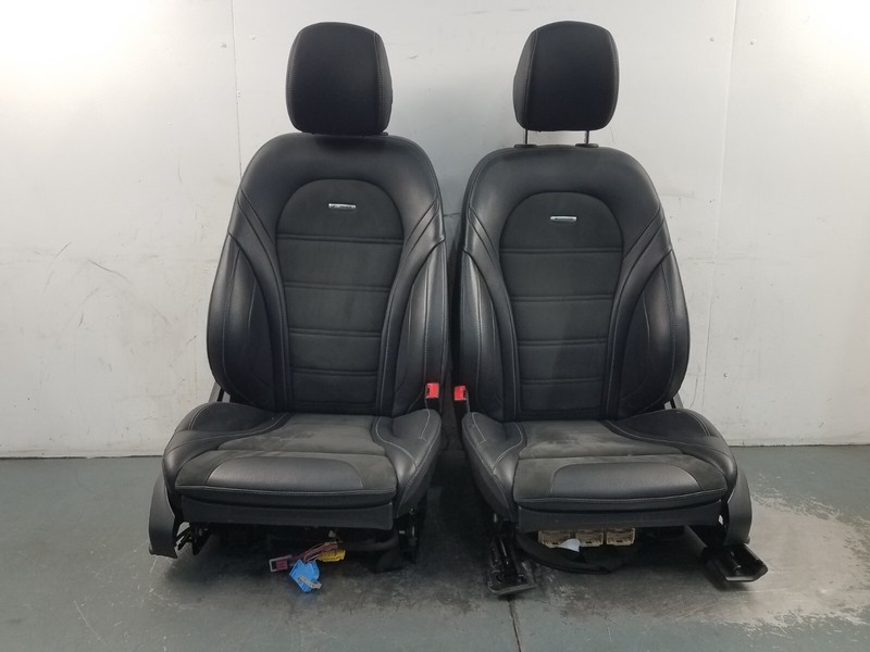 2020 Mercedes AMG C 63 Front Leather Heated Seat Set #2454 N3