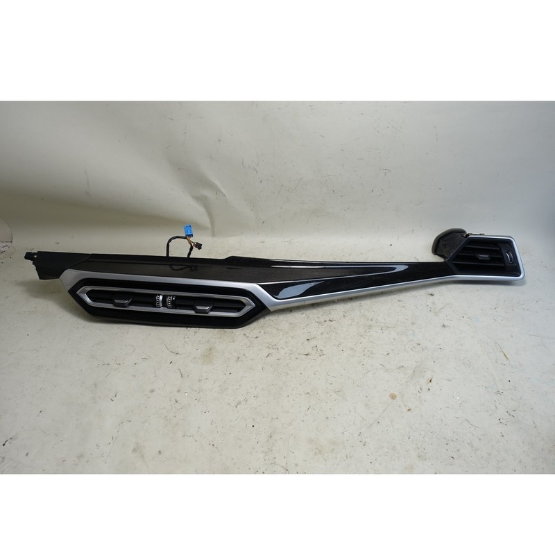 23-25 BMW G20 3-Series G22 G26 Dashboard Wood Trim Grey-Brown Ash Lighting OEM
