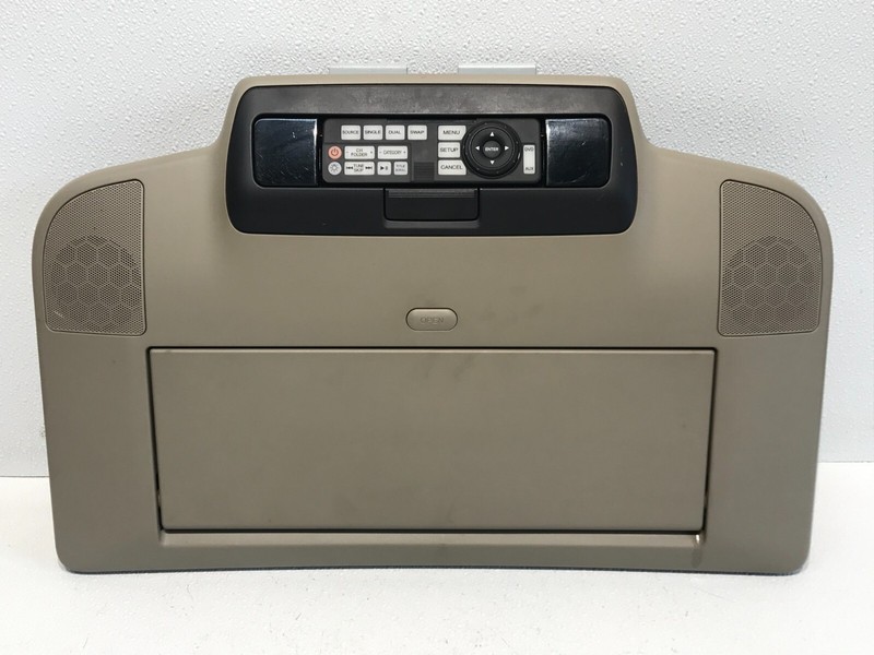 11-13 Odyssey Honda Rear Entertainment DVD Roof Mounted Display Screen OEM Beige