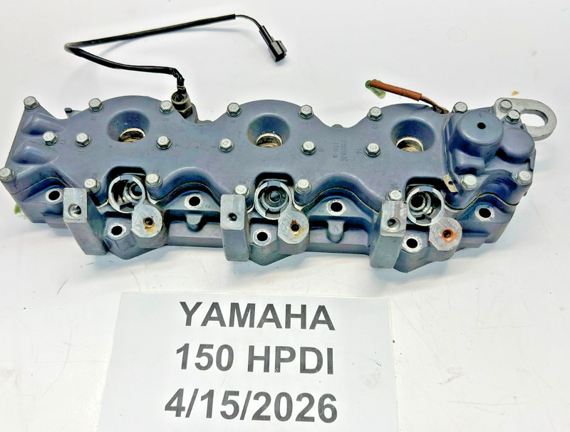 Yamaha Outboard 150HP HPDI Cylinder Head & Head Cover 6G5-11191-00-1S FRESHWATER
