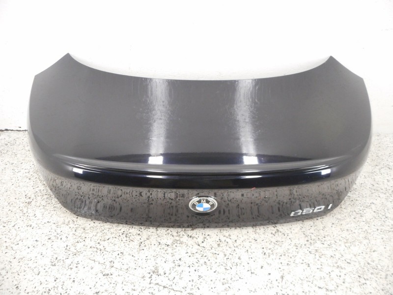 06 07 BMW 650i Coupe Trunk Deck Lid OEM Black