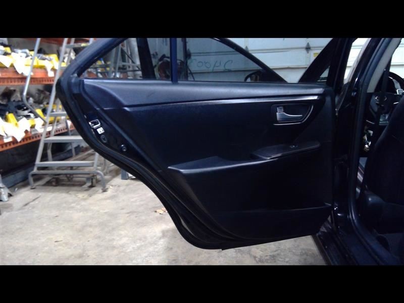 2015 CAMRY Driver Left Rear Door Trim Panel Black Rear 1290167