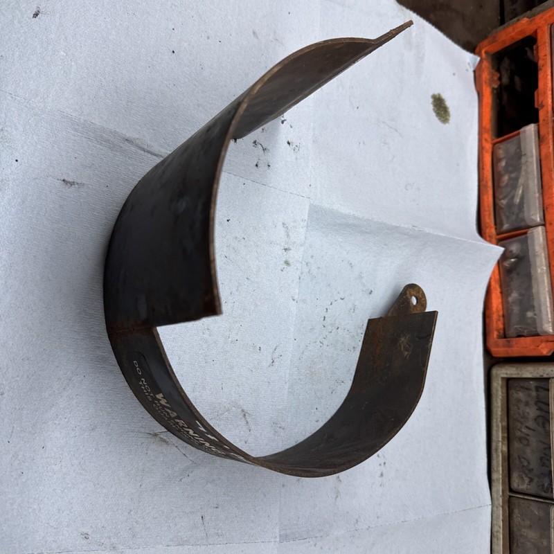 1973 Arctic Cat Panther 440 Vintage Snowmobile belt, and clutch guard