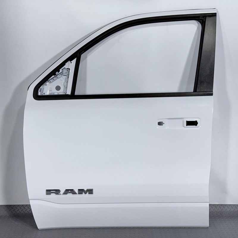 ✅ 2019-2026 RAM 1500 5th OEM DOOR SHELL SKIN FRONT LEFT White PW7 DRIVER SIDE LH