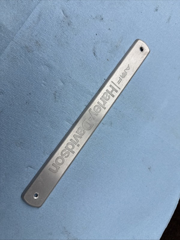1970’s Harley Davidson AMC Vintage Golf Cart Trike Emblem Logo Name Tag Plate