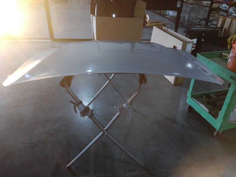 2011 Subaru Legacy Hood Panel Grey OEM Used Good Condition 4DR SUV NJ25-23779