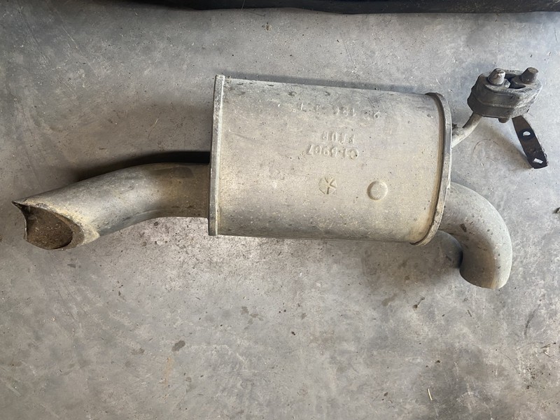 2012 Chrysler Town And Country Rear Muffler OEM