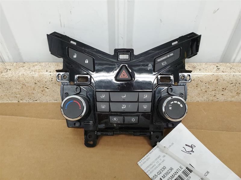 Temperature Control Without Heated Seat ID 95017054 Fits 11-12 CRUZE 276829