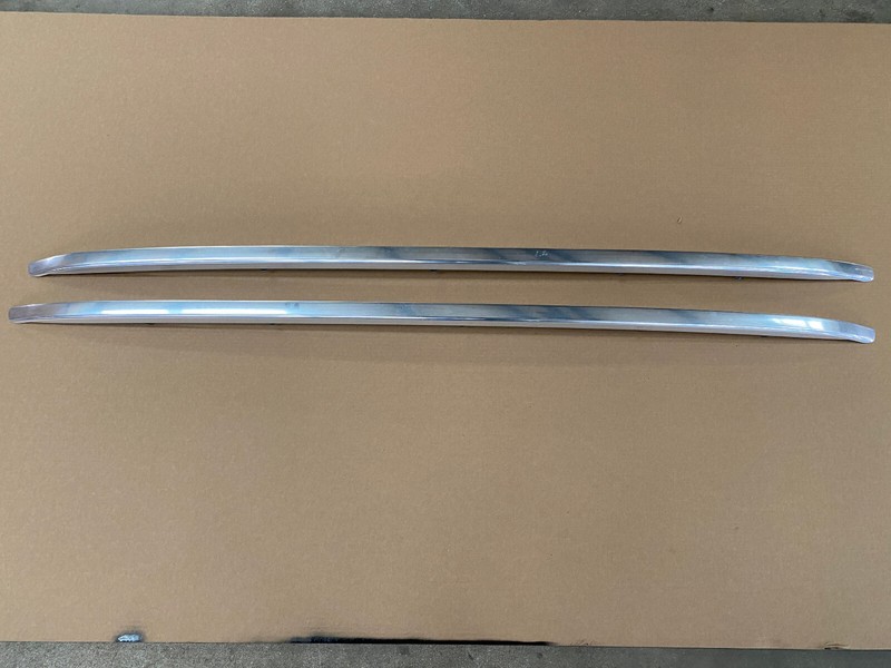 2007-2009 AUDI Q7 LEFT & RIGHT UPPER ROOF RACK RAIL SET OEM LOT686