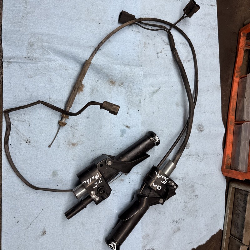 1974 1975 Arctic Cat Panther 440 Panther Vintage Snowmobile throttle And brake