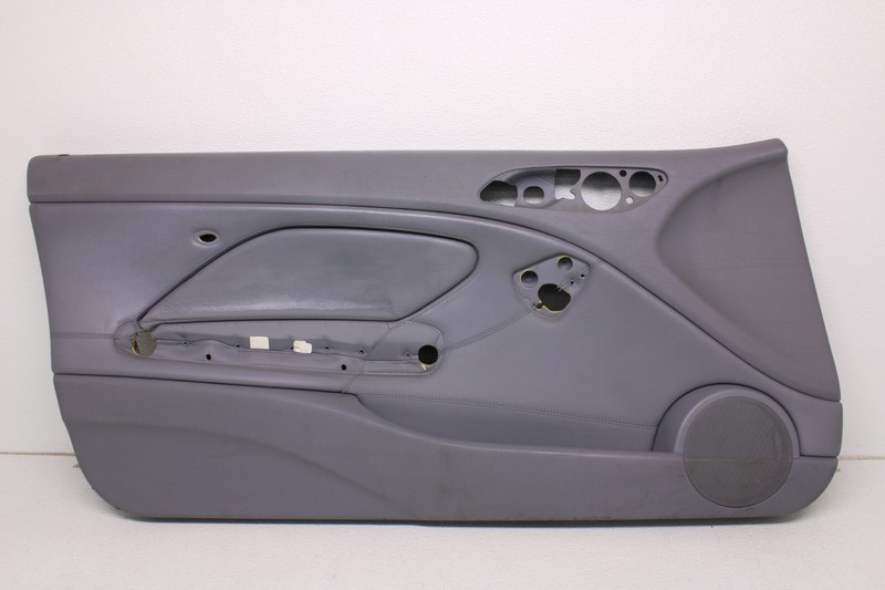 BMW E46 M3 Front Left Gray Door Panel Card Doorcard Trim Driver Oem 2001-2006