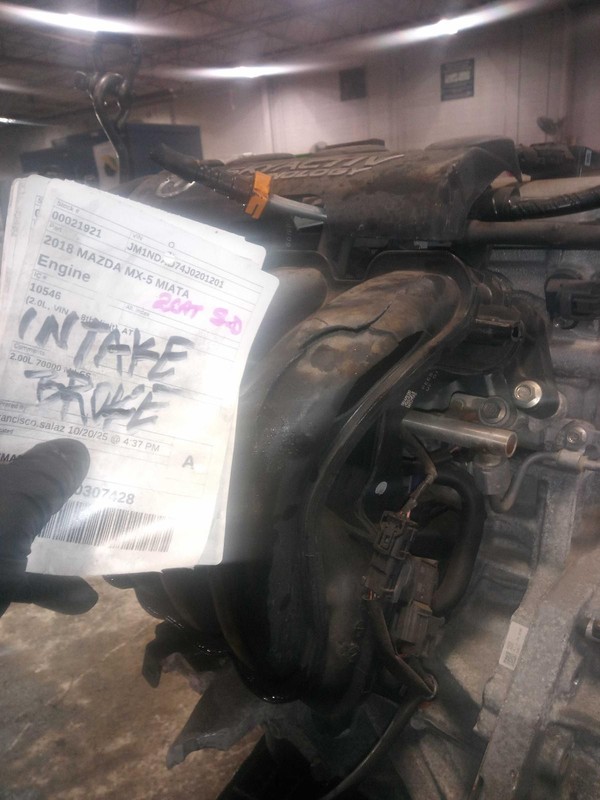 2018 MAZDA MX-5 MIATA 2.0L Engine Complete Assembly, 70K Miles, OEM, Grey