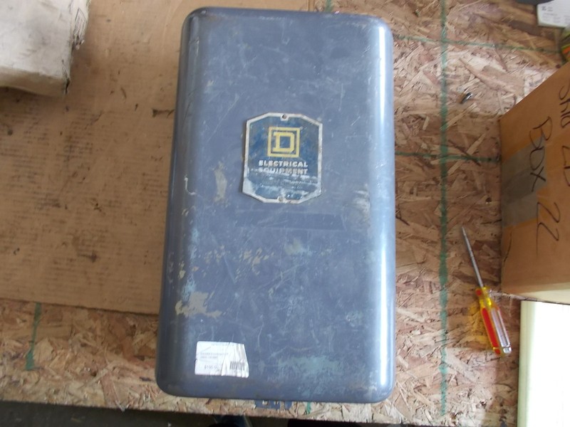 Square D Type E0-2 Series A 100A Contactor Class 8502 Enclosure *FREE SHIPPING*