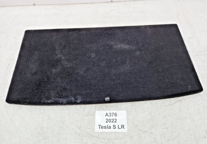 ✅ 21-25 OEM Tesla Model S Rear Trunk Floor Mat Carpet Bottom Panel Trim Black