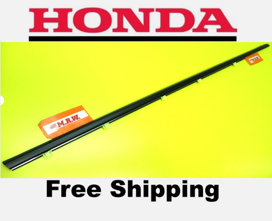12-15 HONDA CIVIC COUPE 2D DOOR MOLDING DOOR GLASS RUBBER SEAL Passenger SIDE OE