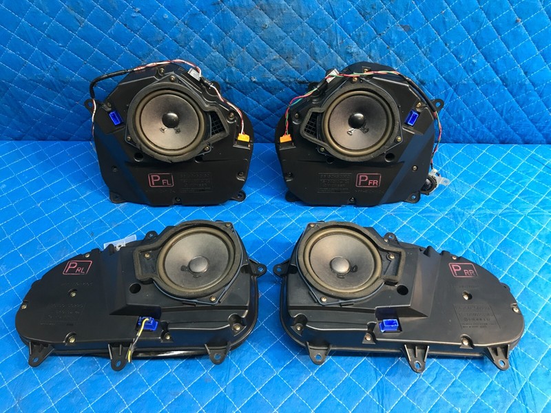 95-00 LEXUS LS400 PIONEER DOOR SPEAKERS FRONT REAR LEFT RIGHT SET of 4