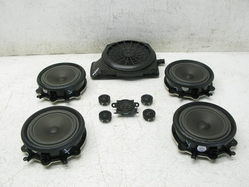 04-08 AUDI B7 A4 SEDAN FRONT REAR LEFT RIGHT DOOR TWEETER SPEAKER SET OEM 062221