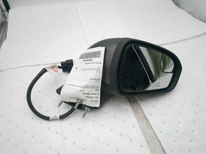 2017 Ford Fusion Right Door Mirror Assembly Grey 590617 Used 149K Miles