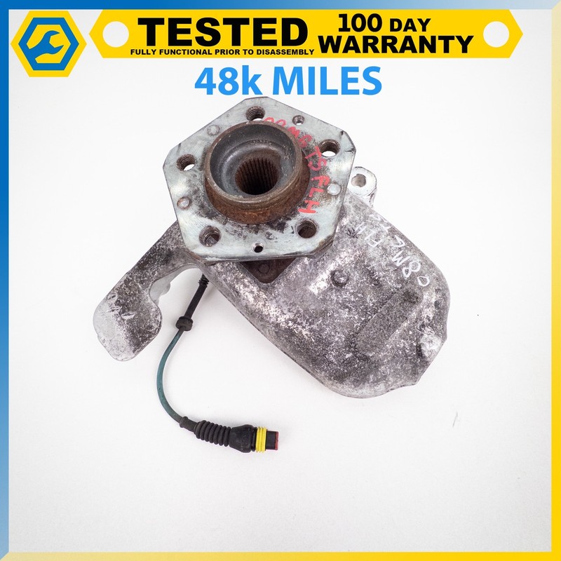 03-19 MASERATI GRANTURISMO FRONT LEFT SUSPENSION SPINDLE KNUCKLE HUB OEM
