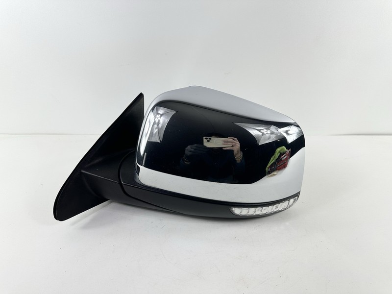 11-13 Jeep Grand Cherokee Driver Side Chrome Power Door Mirror Heated Signal OEM