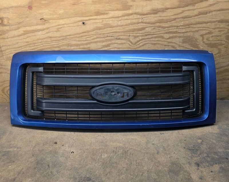 2009 10 11 12 13 2014 Ford F150 OEM Blue Metallic With Black Grille "DAMAGED"