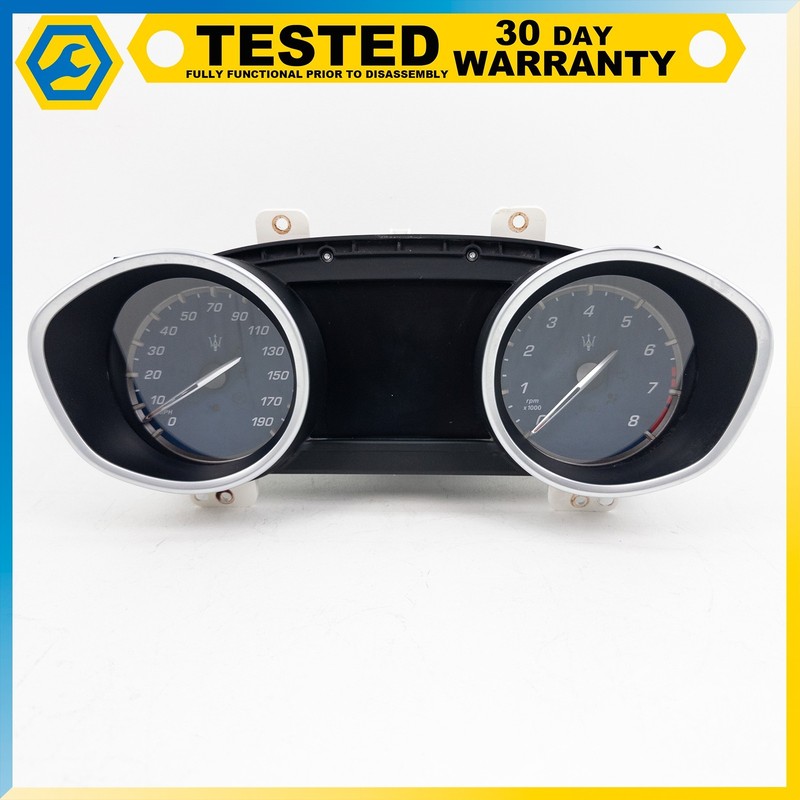 14-19 MASERATI GHIBLI SPEEDOMETER INSTRUMENT CLUSTER GAUGE ASSEMBLY OEM