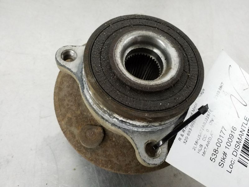 Hub Front ABS Disc Brakes Fits 09-16 FLEX 177771