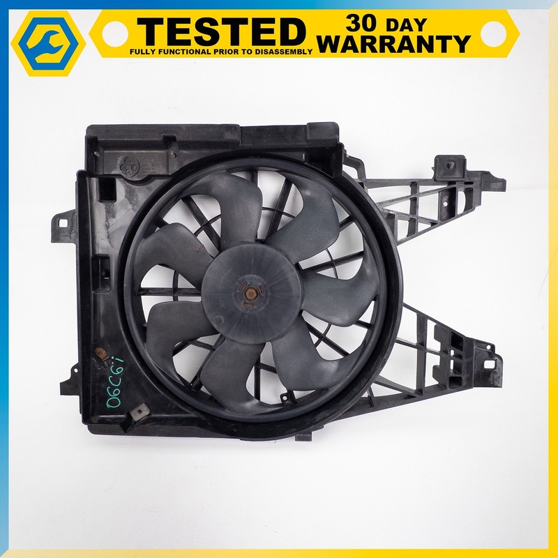 05-13 CHEVROLET CORVETTE C6 XLR ENGINE COOLING FAN ASSEMBLY SHROUD OEM