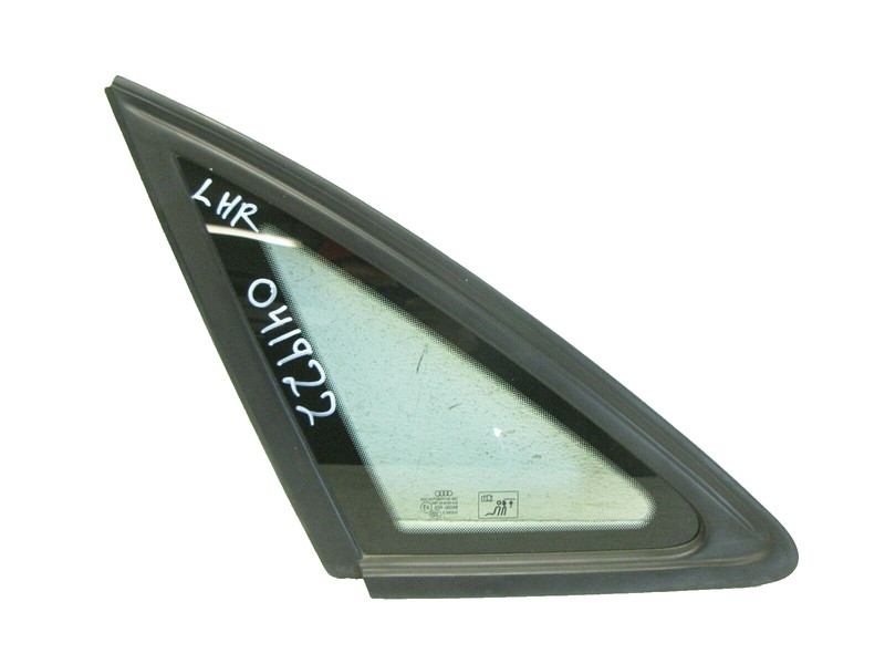 09-16 AUDI B8 A4 S4 RS4 SEDAN REAR LEFT DRIVER QUARTER WINDOW GLASS OEM 041922
