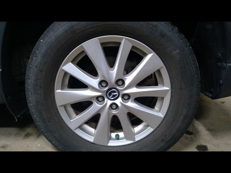 Rim Wheel Aluminum 17x7 10 Straight Spokes Fits 13-16 MAZDA CX-5 1673021