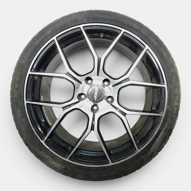 2019-2021 GENESIS G70 Wheel Rim W/tire 255/35r19 Asa Gt15 Oem