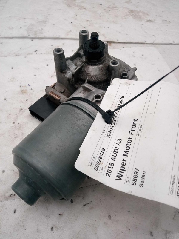 2018 Audi A3 Wiper Motor OEM 8V1955023C White 121K Miles - 6 Month Warranty