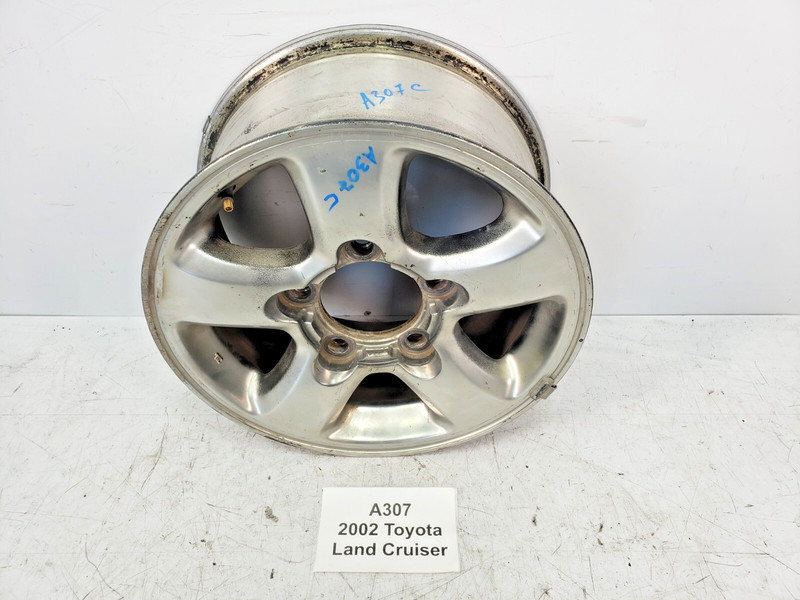 ✅ 98-02 OEM Toyota Land Cruiser Alloy Wheel Rim Silver 16X8.0J ET60 NOTE*
