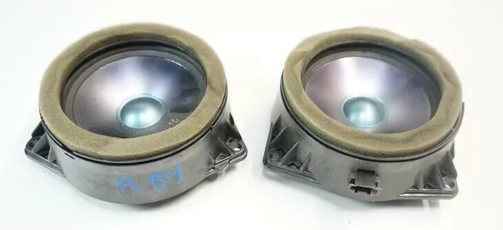 03-09 Mercedes CLK500 Front Right & Left Door Audio Sound Speaker Set of 2 OEM