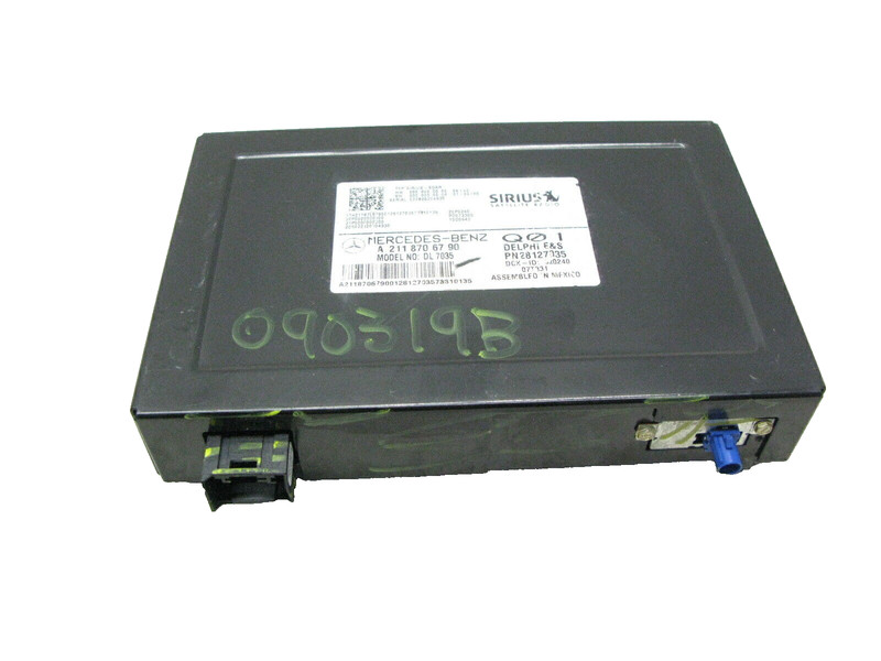 05-09 MERCEDES W209 W211 CLK350 CLK550 E550 SL550 SIRIUS SATELLITE RECEIVER 0903