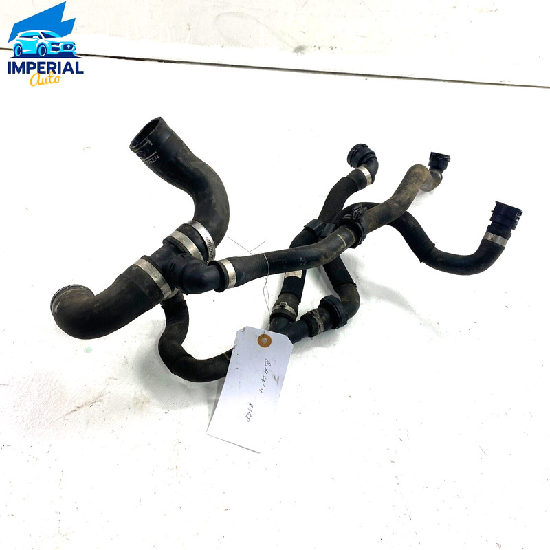 2010-2019 BMW 320 328 420 428 2.0L ENGINE RADIATOR COOLANT HOSE LINE PIPE SET