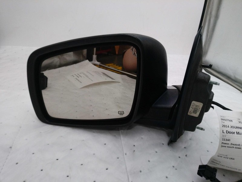2014 Dodge Journey Left Door Mirror Assembly Silver Scratches 682712