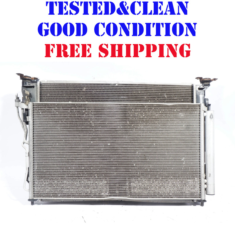 11-2014 HYUNDAI SONATA 2.4L ENGINE COOLANT RADIATOR & FAN OEM