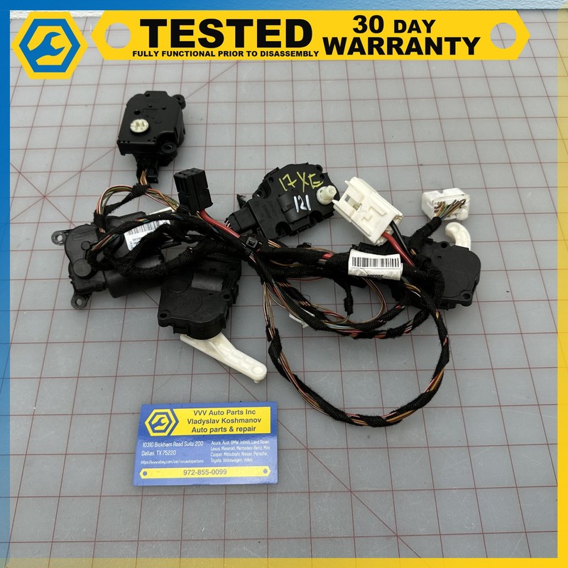 17-19 JAGUAR XE HVAC RECIRCULATED AIR FLAP SERVO MOTOR ACTUATOR SET OEM