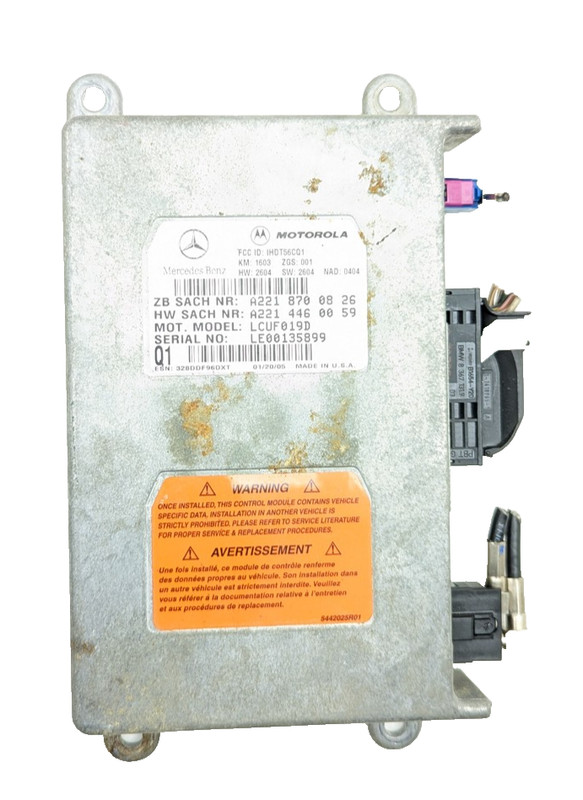 Mercedes W216 CL600 E350 S550 Voice Communication Control Module 2218708726 OEM