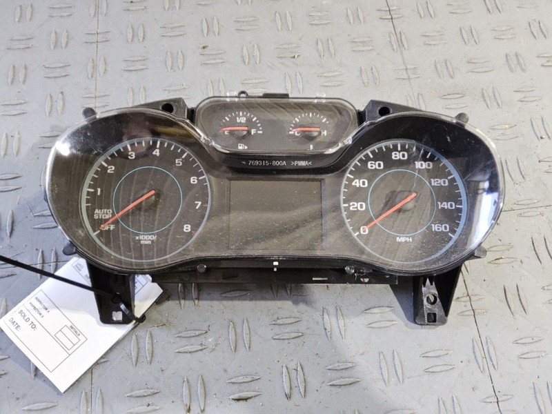 2016 Chevy Cruze Speedometer Instrument Cluster 1.4L MPH US Market